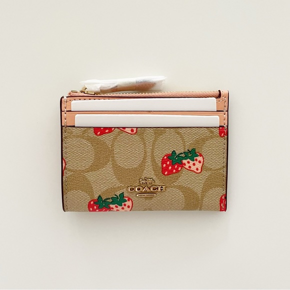 Coach Handbags - Coach Mini Skinny Id Case In Signature Canvas